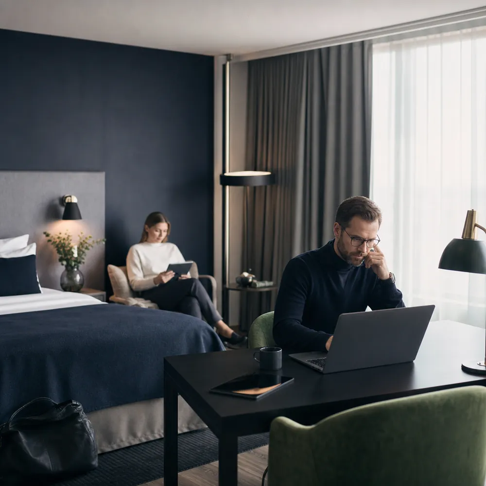 Majoitus etätyömatkalla: Omena Hotels kokemuksia ja yritysedut 2026
