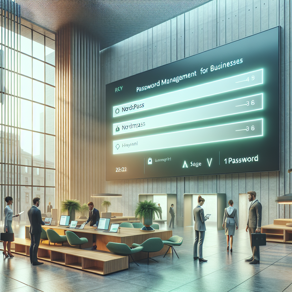 Salasananhallinta yrityksille: NordPass vs 1Password